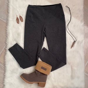 Lysse Tight Ankle Charcoal Grey/Gray Control Top Leggings